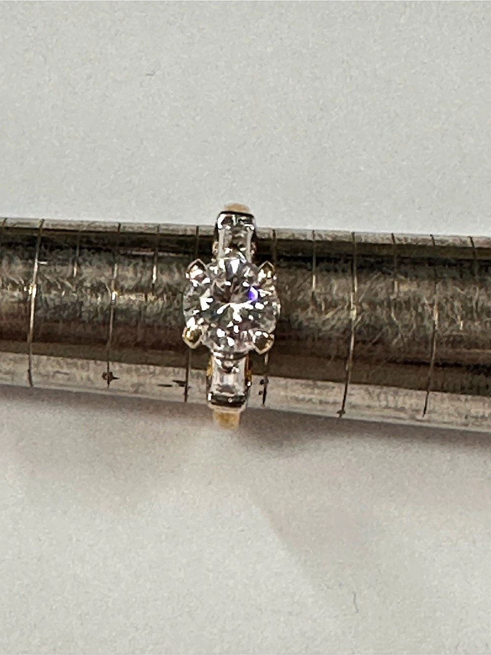 Two-Tone Honor Brand Solitaire Ring Suze 7 1/425
